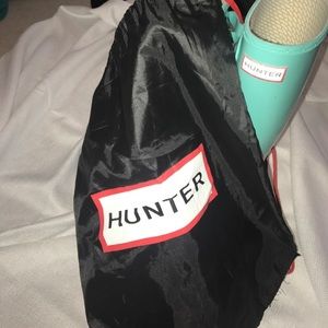Tiffany colored Hunter Rain Boots